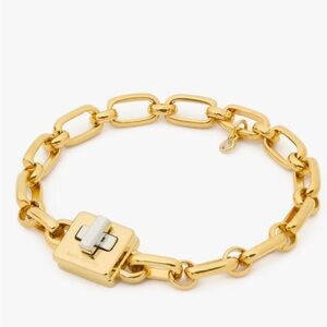 kate spade Gold turn lock bracelet